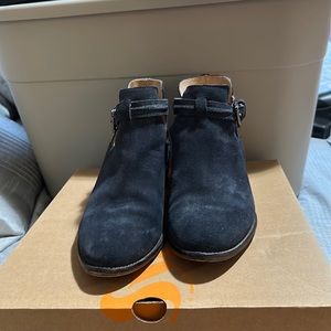 Seychelles Blue Suede Boots. Size 9.